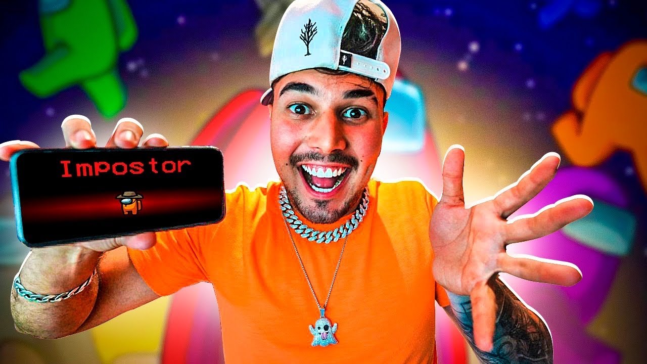 FUI IMPOSTOR NO AMONGS !! * esse jogo é bomm de maais *