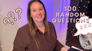ASMR | Asking You VERY Random Questions Until You Fall Asleep 💤🌙 keyboard typing tapping whispering 