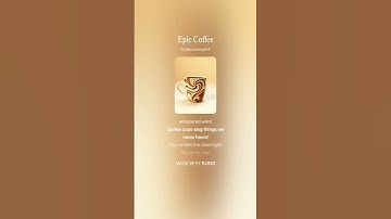 Thumbnail of AI finished my song & wrote lyrics for 'Epic Coffee'—is this real life or just a brew-tiful dream?