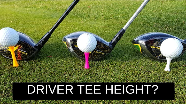 HIT YOUR DRIVER FURTHER USING CORRECT TEE HEIGHT