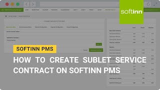 [OBSOLETE] How to Create Sublet Service Contract on Softinn PMS (Hotel PMS) screenshot 5