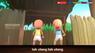 Upin ipin nyanyi lagu tak tung tang versi ra due duit