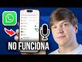NO FUNCIONA el MICROFONO en Whatsapp en iPhone - Paso a Paso