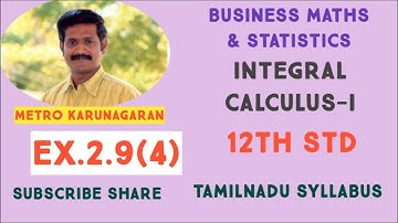 12th Std Maths Ex.2.9(4) Integrate using properties of definite integral sin^7x/(sin^7x+ cos^7x) fro