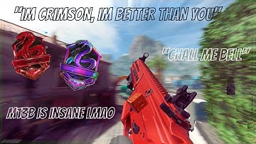 Combining the M13B with the MP7 in Iridescent Ranked..