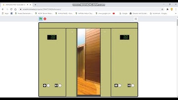 Animated elevator video part 7:Schindler destination dispatch elevator at Wells Fargo Tower