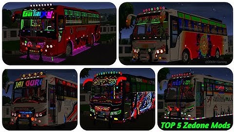 Top 5 Best Zedone Mods💥🔥 | For Bus Simulator Indonesia | DOWLOAD NOW | #bussid #trending #bussidmods