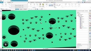 Gia công tấm đẩy trên với group feature và hole making phần 1