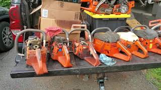 Chainsaws Chainsaws And More Chainsaws - Husqvarna And Pioneer.