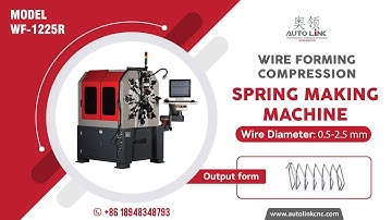 Square Z Shape Compression Spring | 12 - Axis Wire Forming Machine | Spring Making Machine