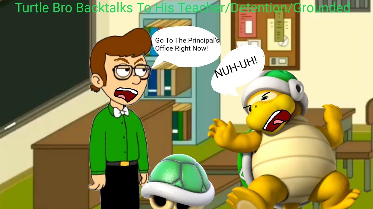Turtle Bro Backtalks To His Teacher Detention Grounded YouTube turtle-bro-backtalks-to-his-teacher-detention-grounded-youtube
