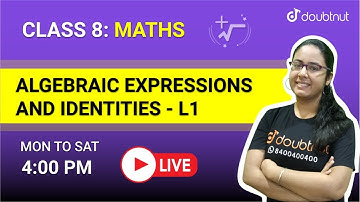 ALGEBRAIC EXPRESSIONS | Class 8 NCERT Maths | 4 PM Class By Arushi Malhotra ma