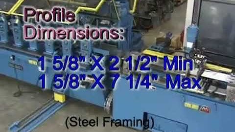 ok y2mate com   Bradbury Group American Machine Rollform Steel Framing Rollformer YAdx4Jgabjc 360p