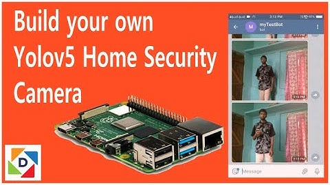 Simple Yolov5 surveillance camera, send detection to my phone