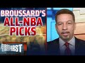 LeBron James, Kevin Durant & Steph Curry make Chris Broussard's All-NBA teams | FIRST THINGS FIRST