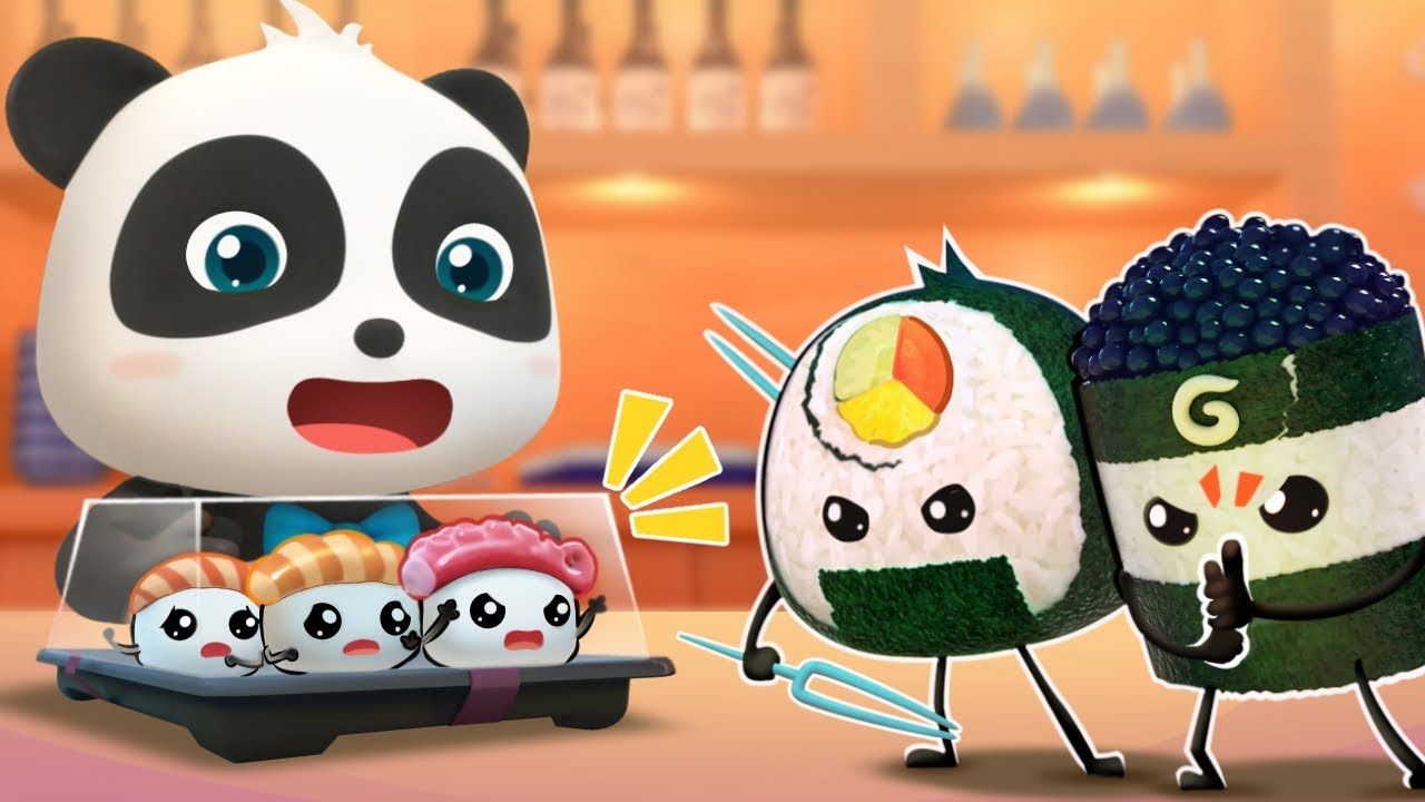 New  Ninja Sushi's Rescue Mission | Ice Creams, Hamburger Vending Machine, Donuts | Baby Songs | BabyBus