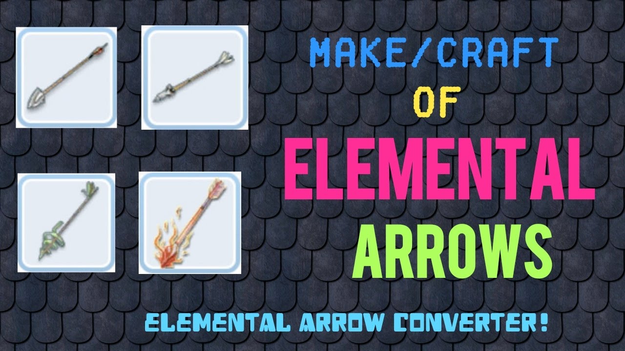 How to Craft Elemental Arrows | Ragnarok Mobile - YouTube