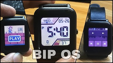 BipOS for Amazfit Bip smartwatch with Music control, Games and apps: Installation and Overview!