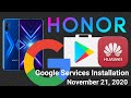 Honor 9X Pro GMS INSTALL I GOOGLE INSTALL I HUAWEI GOOGLE PLAY SERVICES INSTALLATION