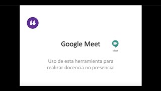 Impartir Clases en directo - Google Meet Streaming