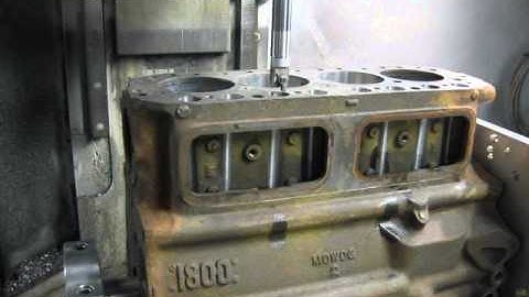 MGB lifter boring on RMC V40 CNC mill