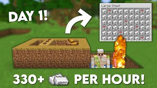 The Easiest IRON Farm in Minecraft - Tutorial 1.20+