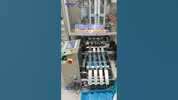 4 line Sticks Checkweigher #checkweigher #machine #weighingscales