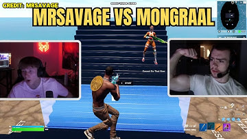 MrSavage VS Mongraal INTENSE 1v1 Buildfights!