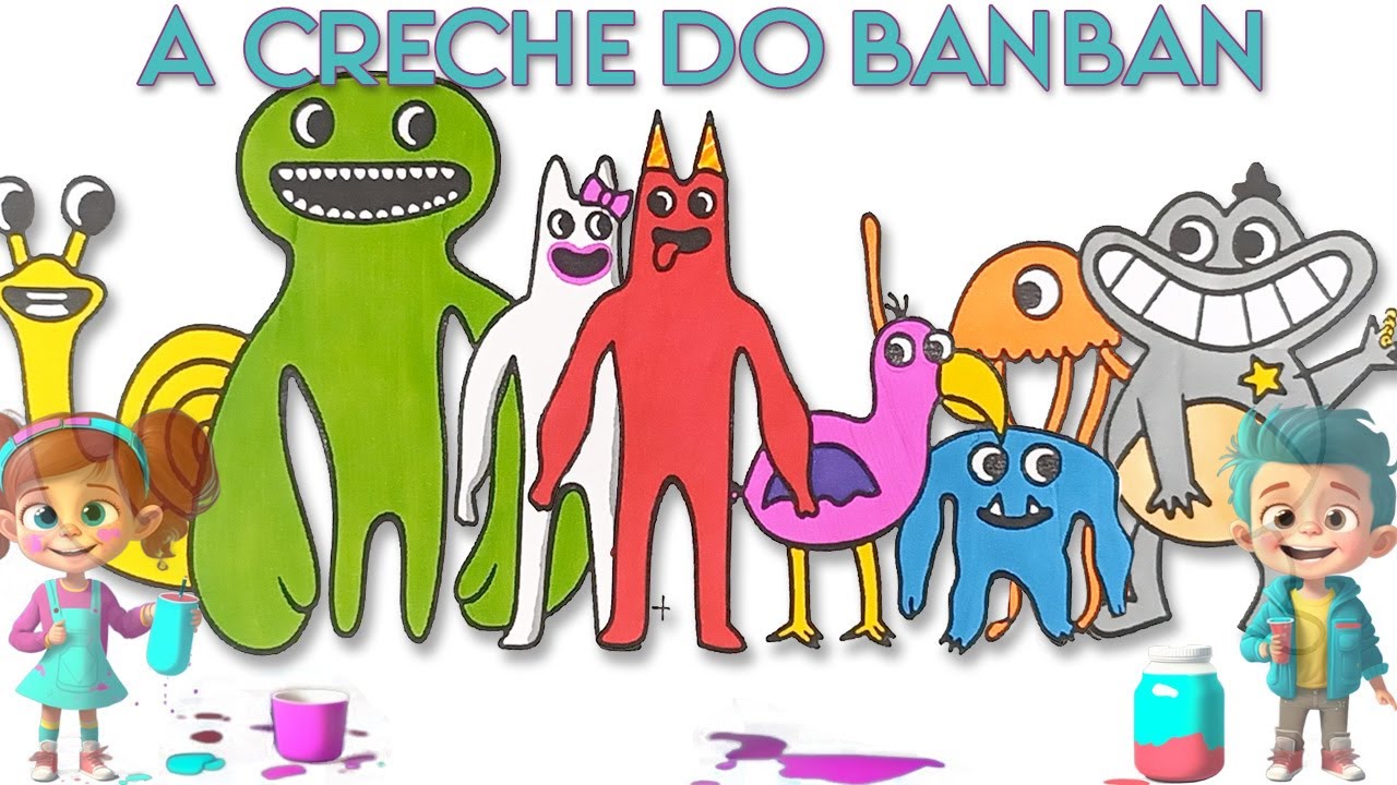 Desenhos de Garten of Banban Para Crianças para Colorir e Imprimir 