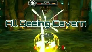 AQ3D All Seeing Cavern Dungeon | Brogg The DoomSeer Boss & Drops | Grim Outlook, Death's Portal Room