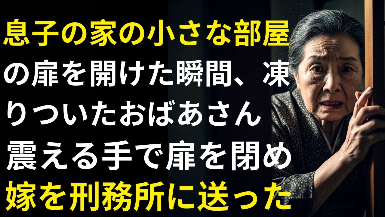 息子の家の小さな部屋の扉を開けた瞬間、凍りついたおばあさん。震える手で扉を閉め…嫁を刑務所へ送った | 人生の教訓