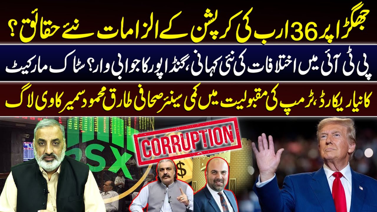 New Rift in PTI Amid Corruption Allegations and Political Tensions | Stock Market Soars