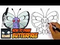 How to Draw Pokemon | Butterfree | Step-by-Step Tutorial