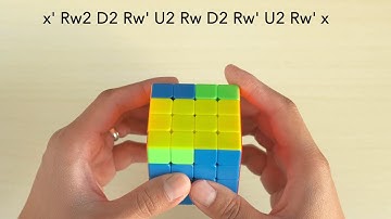 The 7 most important 4x4 algorithms for speed cubing!