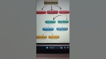 Type of Human Memory #ugcnet #paper1 #important #teaching aptitude #psychologyfacts