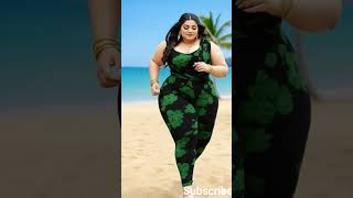 Green Floral Look Stunning Beach Photoshoot Desi Glamour Vibes