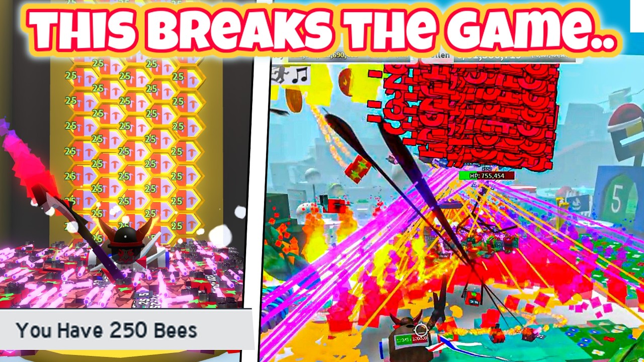 250 PRECISE and SPICY Bees VS Stick Bug (World Record Score)