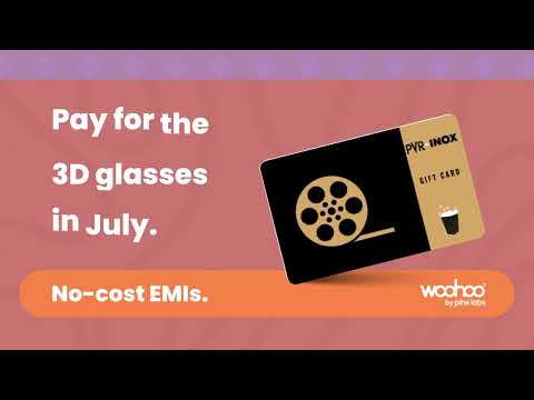 No Cost EMI On Gift Cards Woohoo 