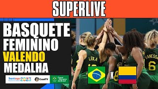 Thumbnail for AO VIVO: BRASIL X COLÔMBIA | FINAL | BASQUETE FEMININO | PAN-AMERICANO 2023 NA CAZÉTV