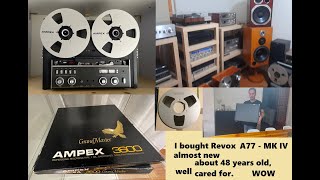 I Bought Revox A77 MK-IV - Almost New. Perfect State and Listening Test - 2022