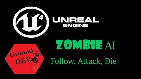 Part 2 (zomb Ai) Zombie game Ai Unreal Engine 4.25