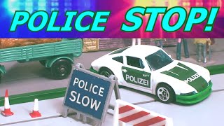 Die-cast  Police Car Chase ~ Fast Action  ~ Full Sounds   #diecastracing #adultdiecastracing