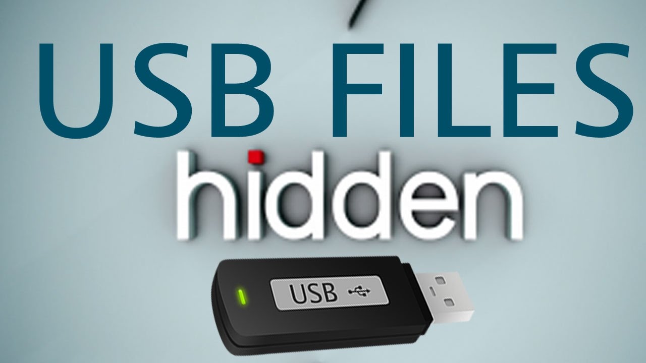 Billy ged Glat i gang Problem USB Files Hidden - Solution USB Files Not Opening Error - YouTube