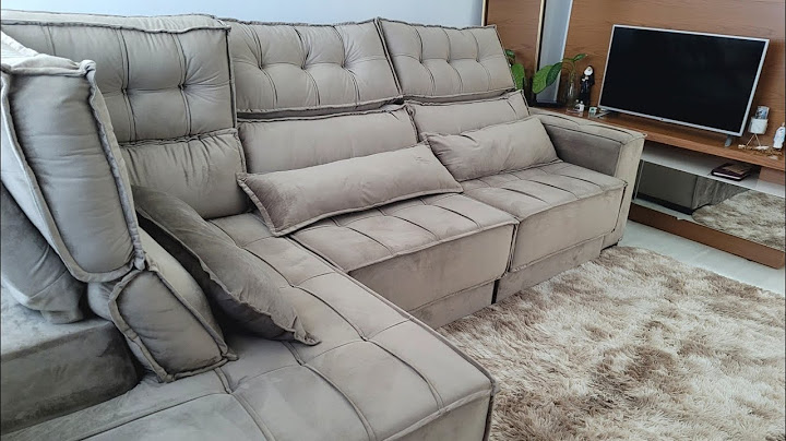 COMPREI O SOFÁ DOS SONHOS  DE CANTO e em L RETRATIL E RECLINAVEL com CHAISE | TOUR pela SALA