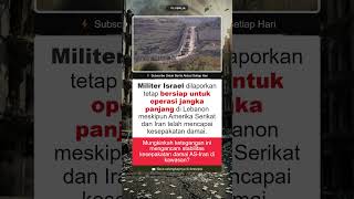 Israel Abaikan Trump dan Tetap Bertahan di Lebanon #BERITA #INTERNASIONAL #LUARNEGERI #PERANG