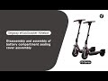 KickScooter F3 Series Battery Compartment Sealing Cover Assembly
