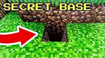 Minecraft Tutorial: How To Build A Easy Secret Base!