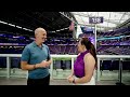 GO BTS at the @vikings US Bank Stadium with @skysports | NFL UK & Ireland