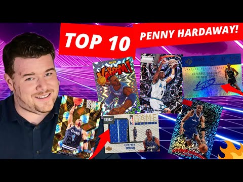 rare anfernee hardaway cards TOP 10 Rare & Valuable PENNY HARDAWAY Cards in my Collection! | Anfernee  Hardaway PC