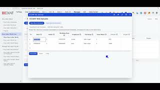 [ECOUNT Practice] Manage - Day Labor Payroll - Day Labor Work Log screenshot 5